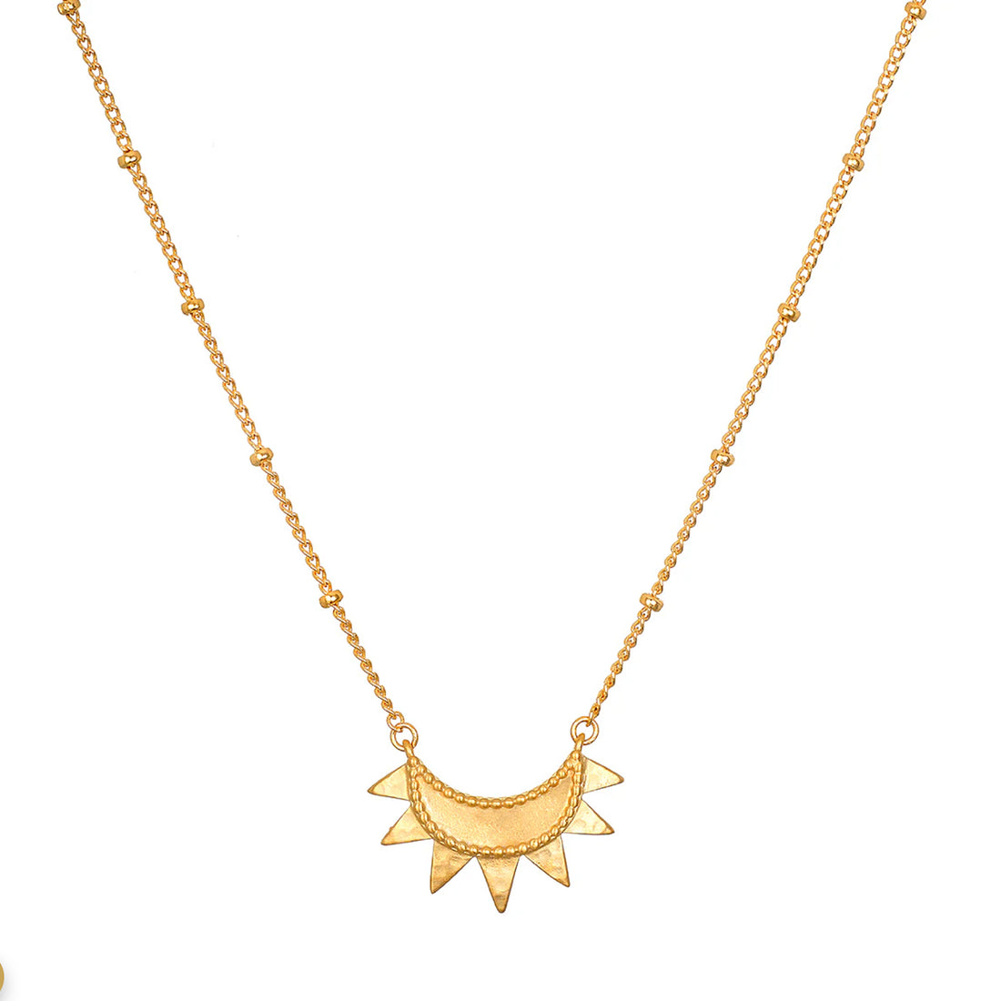 Emergence Gold Sunburst Necklace
