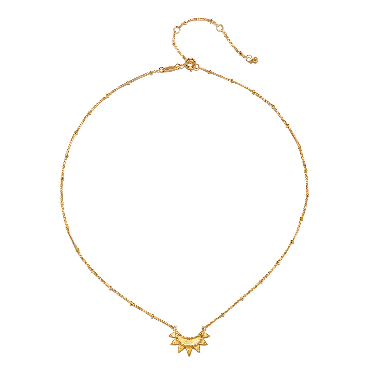 Emergence Gold Sunburst Necklace