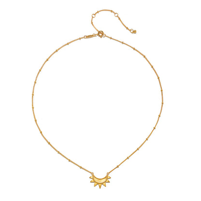 Emergence Gold Sunburst Necklace