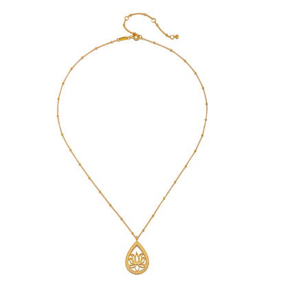 Open to Possibilities Lotus Necklace