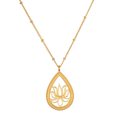 Open to Possibilities Lotus Necklace