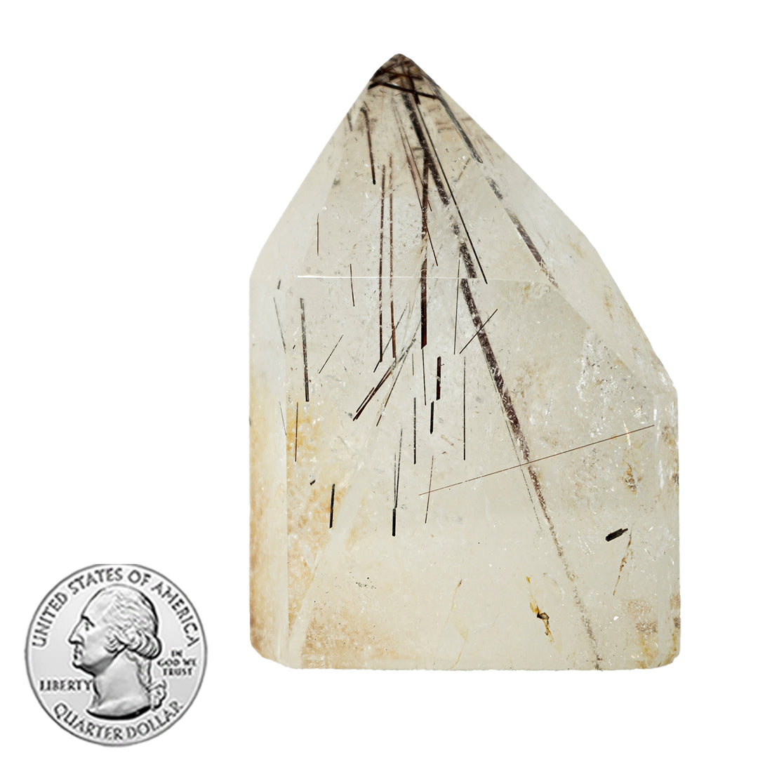 RUTILATED CLEAR QUARTZ POINT