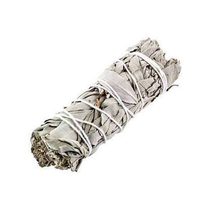 WHITE SAGE SMUDGE STICK - 4 INCHES