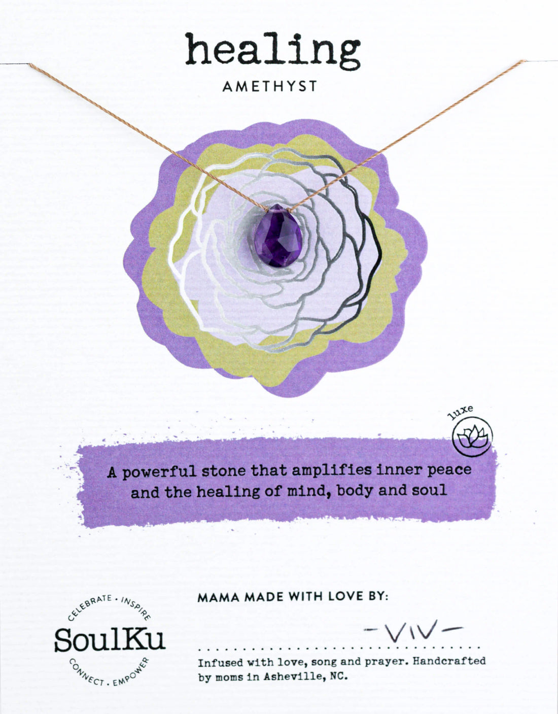 Healing Amethyst Luxe Necklace