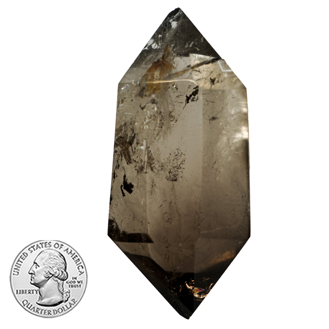 SMOKY QUARTZ DOUBLE TERMINATED POINT