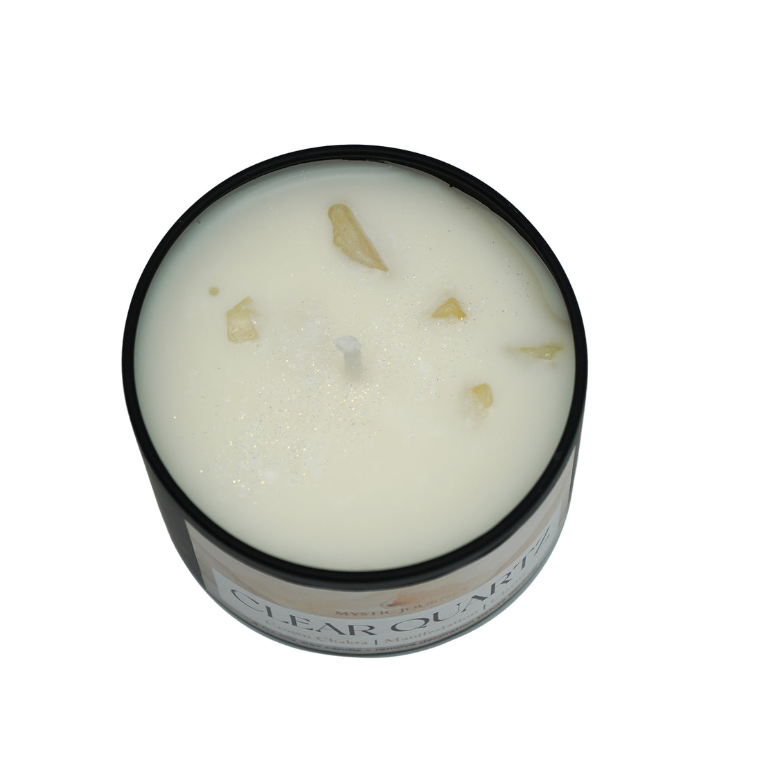 CLEAR QUARTZ CANDLE 4OZ