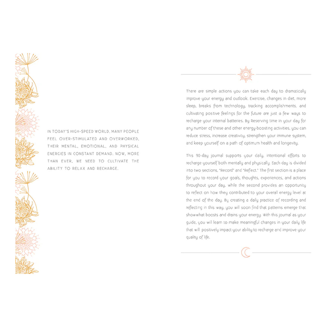 RECHARGE: A DAY AND NIGHT REFLECTION JOURNAL