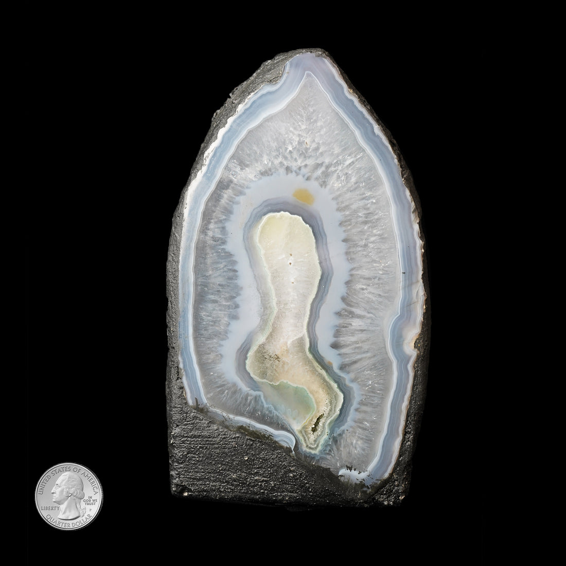 AMETHYST AND AGATE CATHEDRAL GEODE