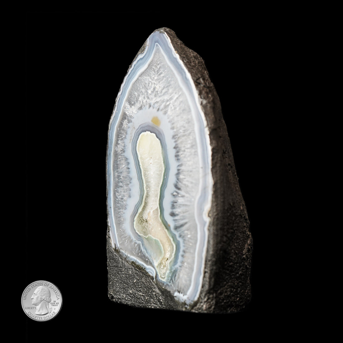 AMETHYST AND AGATE CATHEDRAL GEODE