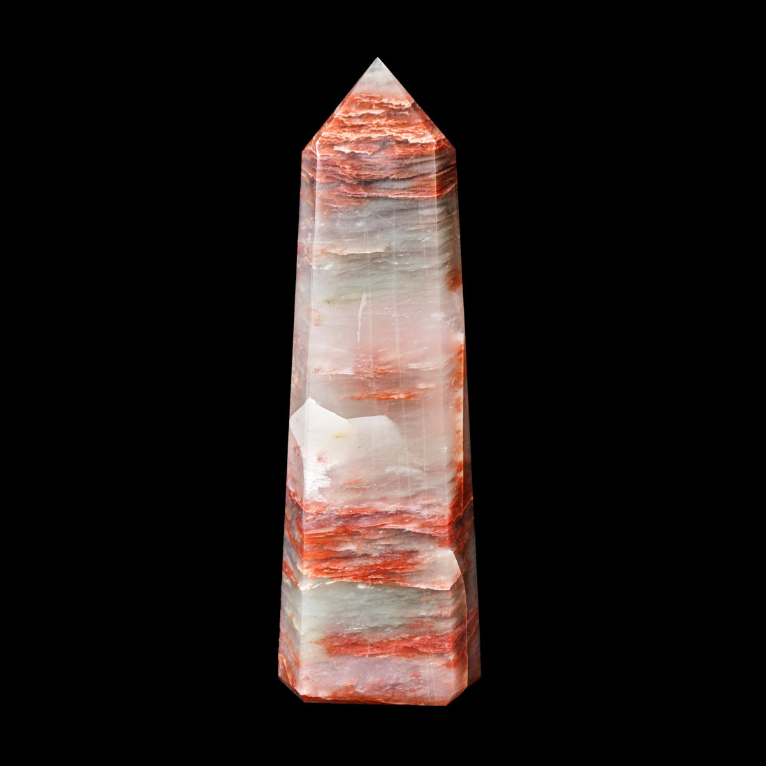 ARAGONITE & QUARTZ POINT