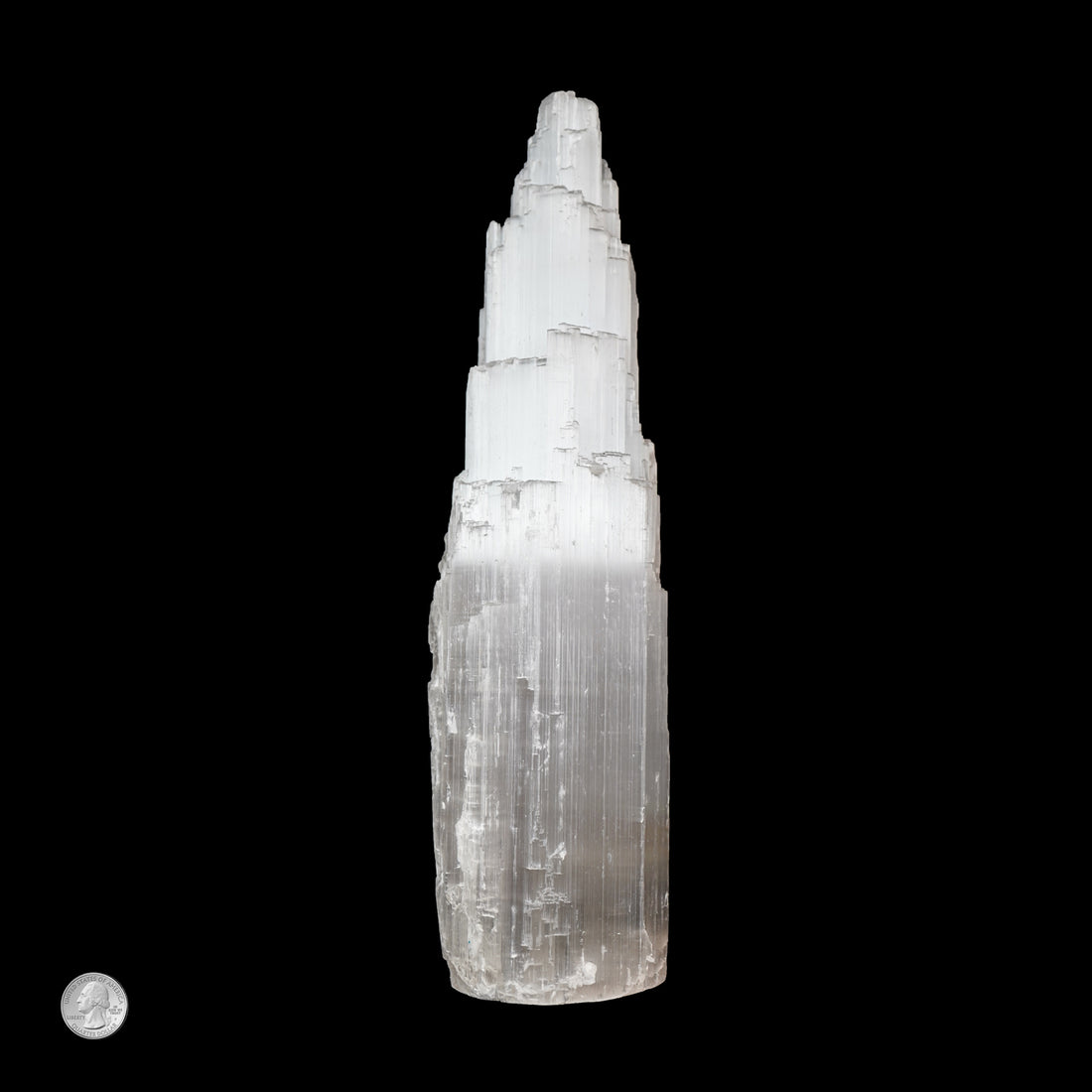 SELENITE TOWER LAMP 35cm